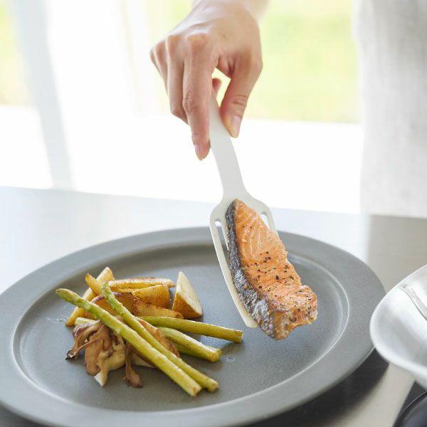 山崎実業 シリコーンハンドルロングターナー タワー S tower | キッチン雑貨・タワーシリーズ