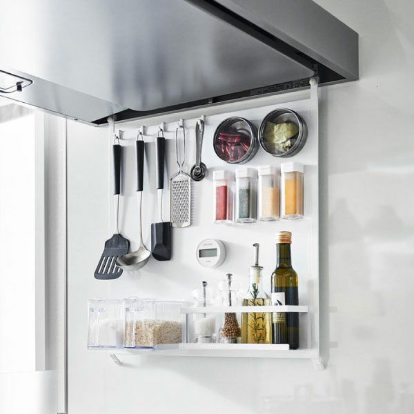 山崎実業 レンジフードスチールパネル タワー tower | キッチン雑貨・タワーシリーズ