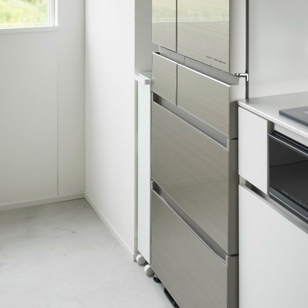 山崎実業 キャスター付きスリムワゴン タワー 3段 tower | キッチン雑貨・タワーシリーズ