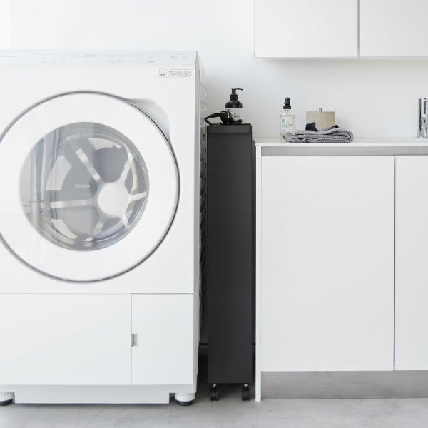 山崎実業 キャスター付きスリムワゴン タワー 3段 tower | キッチン雑貨・タワーシリーズ