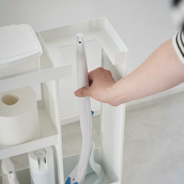 山崎実業 キャスター付きトイレスリムワゴン タワー 3段 tower | トイレ雑貨・タワーシリーズ