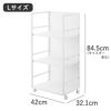 山崎実業 目隠しワゴン タワー L tower | インテリア雑貨・タワーシリーズ