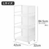 山崎実業 目隠しワゴン タワー L tower | インテリア雑貨・タワーシリーズ