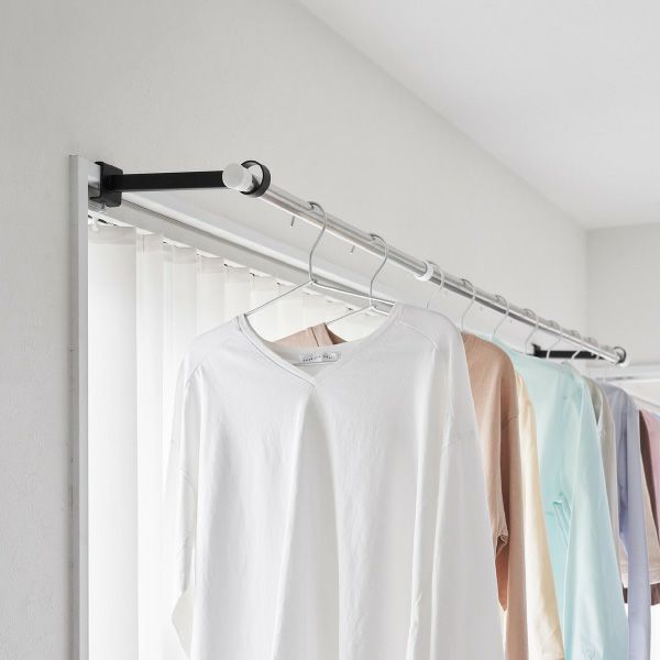 山崎実業 鴨居室内物干しポールホルダー タワー 奥行ワイド tower | バスグッズ・タワーシリーズ