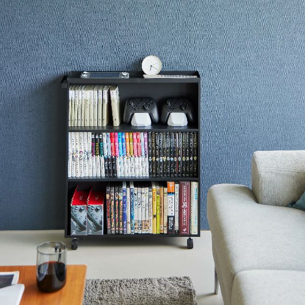 山崎実業 ハンドル付き隠せるコミックラック　タワーtower | インテリア雑貨・タワーシリーズ