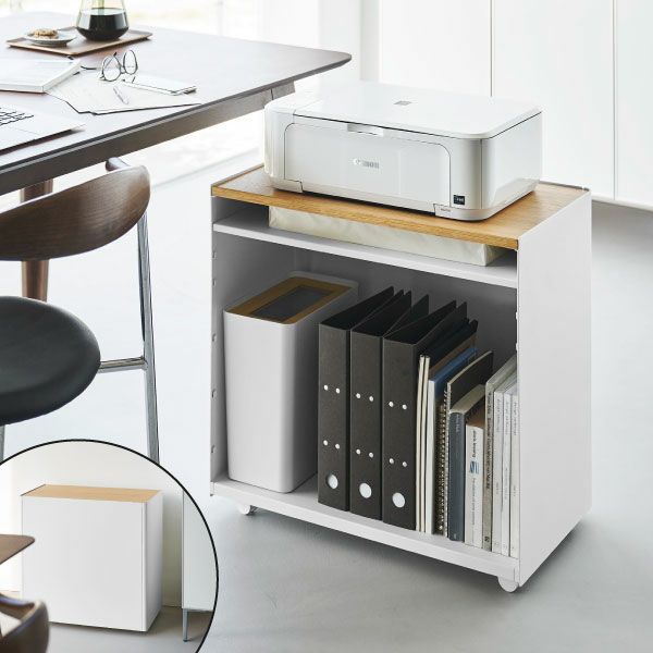 山崎実業 隠せるテレワークワゴン タワー tower | インテリア雑貨・タワーシリーズ