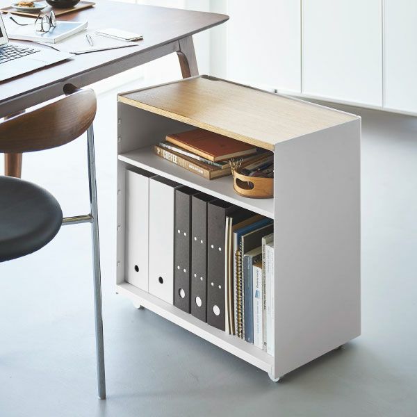 山崎実業 隠せるテレワークワゴン タワー tower | インテリア雑貨・タワーシリーズ