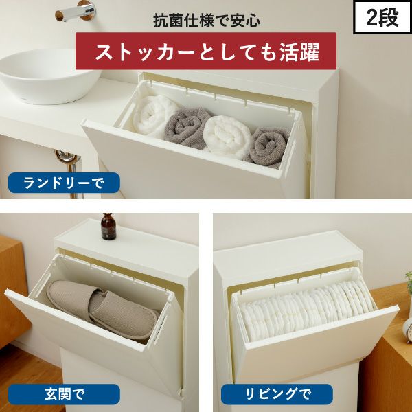 SOLOW 通路で使えるペダル分別ストッカー 1段 | インテリア雑貨・ゴミ箱