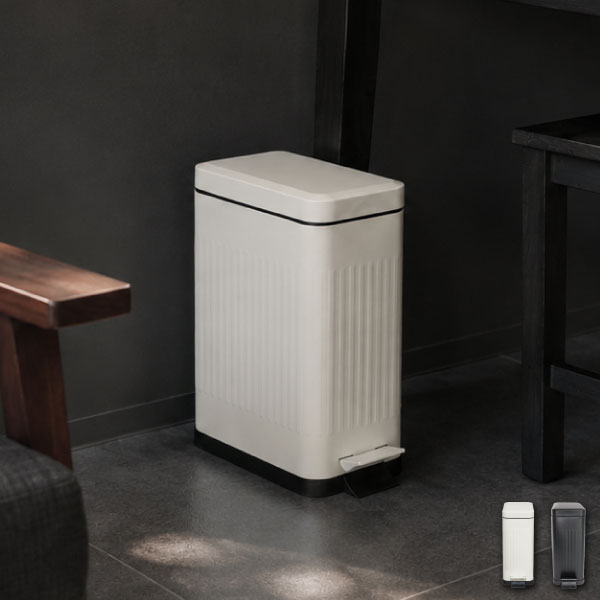 Galva ガルバ スクエアダストボックス ソフトクロージング 10L | インテリア雑貨・ゴミ箱