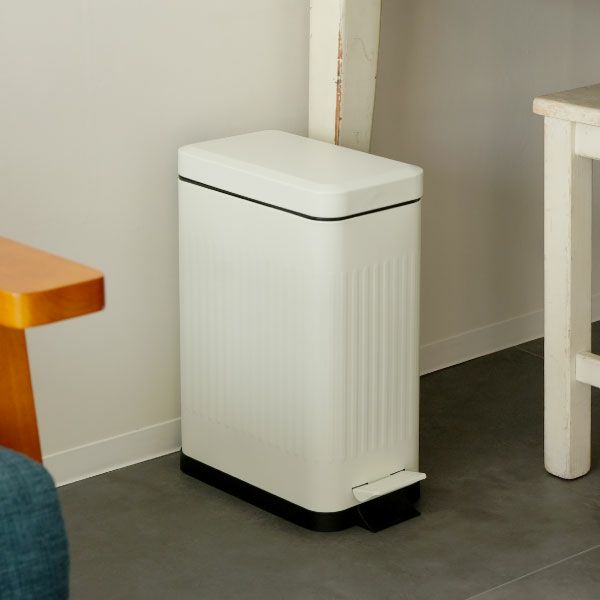 Galva ガルバ スクエアダストボックス ソフトクロージング 10L | インテリア雑貨・ゴミ箱