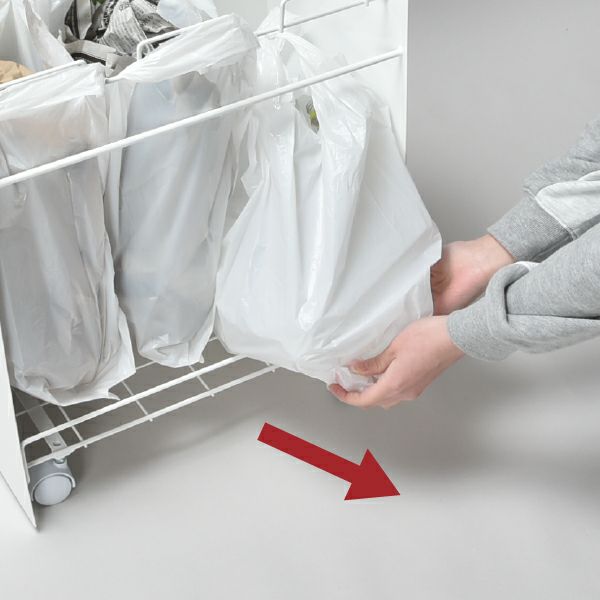 足立製作所 kakusu レジ袋ダストボックス | インテリア雑貨・ゴミ箱