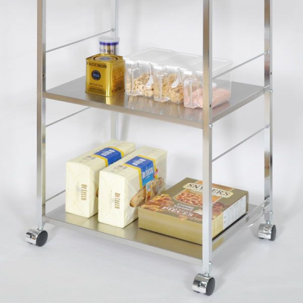 足立製作所 ステンレス作業台ワゴン 引き出し付 | キッチン雑貨・ワゴン