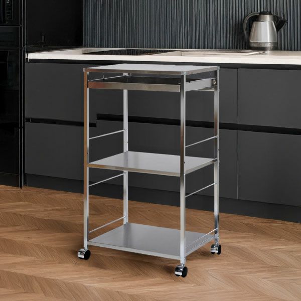 足立製作所 ステンレス作業台ワゴン 引き出し付 | キッチン雑貨・ワゴン