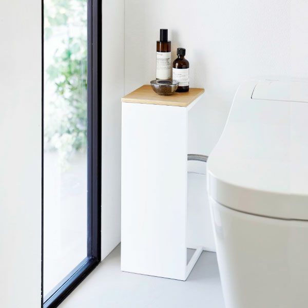 山崎実業 目隠しトイレ配管カバー タワー tower 