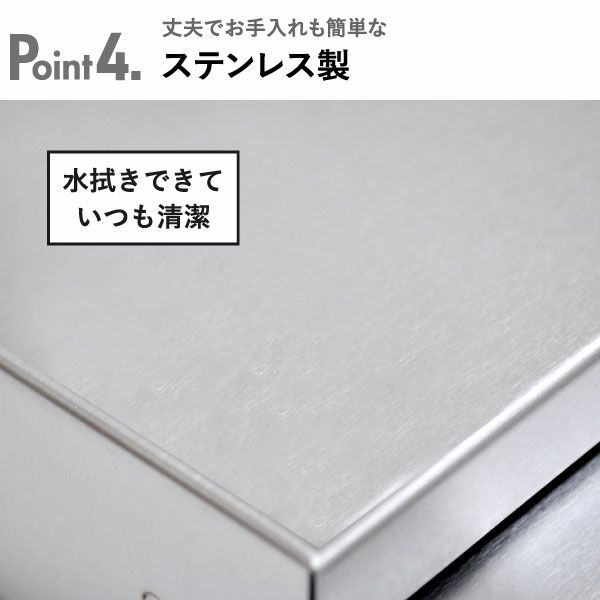 足立製作所 家電下で使うステンレススライドテーブル | キッチン雑貨・レンジ台