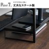 山崎実業 モニター上下ラック タワー 2段 tower | インテリア雑貨・タワーシリーズ