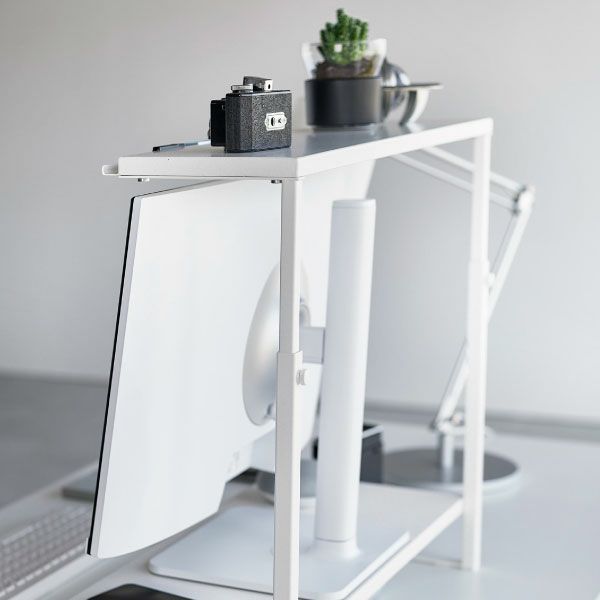 山崎実業 モニター上下ラック タワー 2段 tower | インテリア雑貨・タワーシリーズ