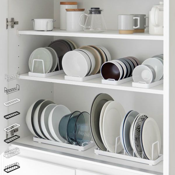 山崎実業 食器収納スタンドシリーズ タワー tower