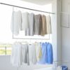 山崎実業 折り畳み伸縮物干し2段ハンガー タワー tower | バスグッズ・タワーシリーズ