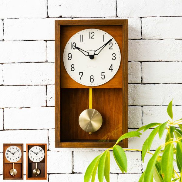 CHAMBRE HINOKI PENDULUM CLOCK シャンブル ヒノキ ペンデュラムクロック | インテリア雑貨・掛け時計