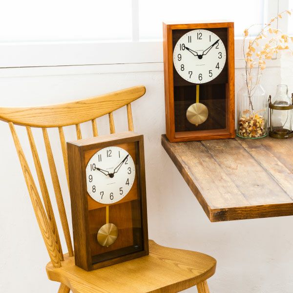 CHAMBRE HINOKI PENDULUM CLOCK シャンブル ヒノキ ペンデュラムクロック | インテリア雑貨・掛け時計