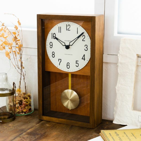 CHAMBRE HINOKI PENDULUM CLOCK シャンブル ヒノキ ペンデュラムクロック | インテリア雑貨・掛け時計
