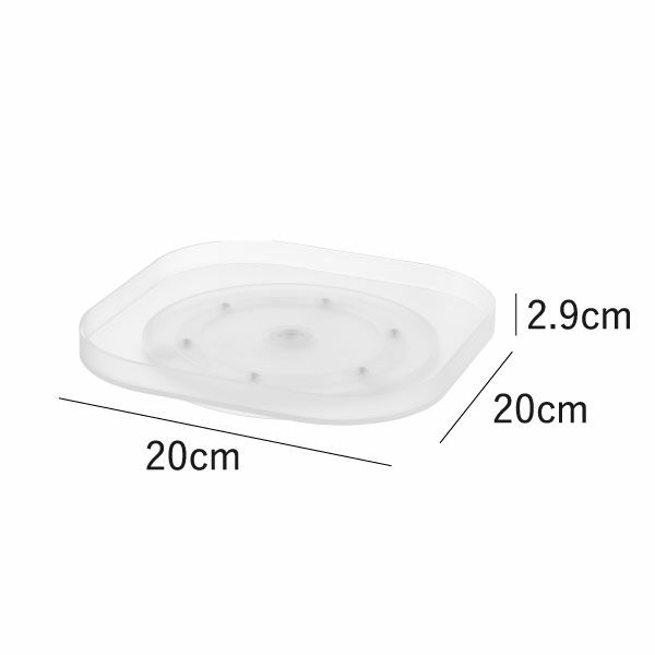 山崎実業 冷蔵庫中回転式トレー タワー スクエア tower | キッチン雑貨・タワーシリーズ