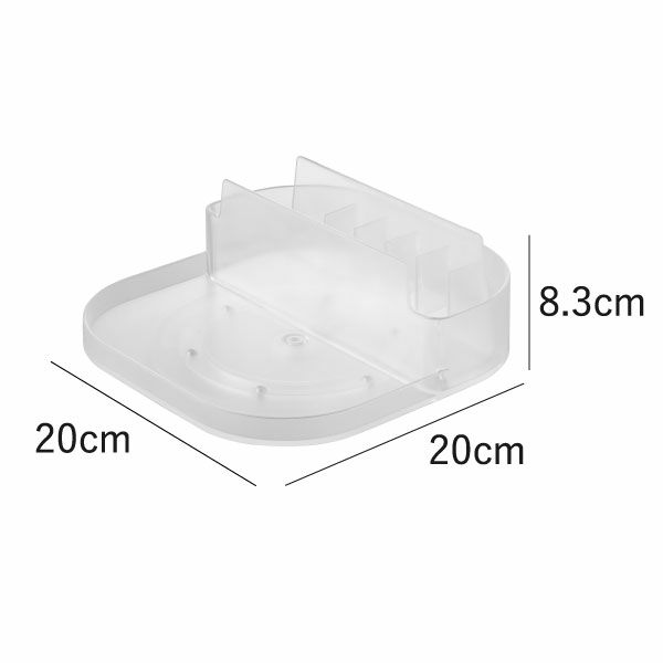 山崎実業 冷蔵庫中回転式トレー タワー スクエア tower | キッチン雑貨・タワーシリーズ