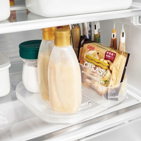 山崎実業 冷蔵庫中回転式トレー タワー スクエア tower | キッチン雑貨・タワーシリーズ