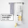 山崎実業 引っ掛けディスペンサースタンド タワー 2段 tower | バスグッズ・タワーシリーズ