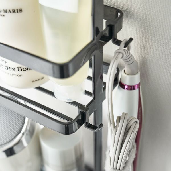 山崎実業 引っ掛けディスペンサースタンド タワー 2段 tower | バスグッズ・タワーシリーズ
