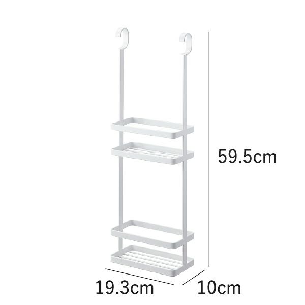山崎実業 引っ掛けディスペンサースタンド タワー 2段 tower | バスグッズ・タワーシリーズ