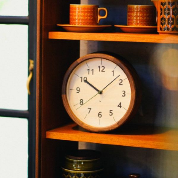 CHAMBRE シャンブル ちいさな木の実のかけ時計 | インテリア雑貨・掛け時計