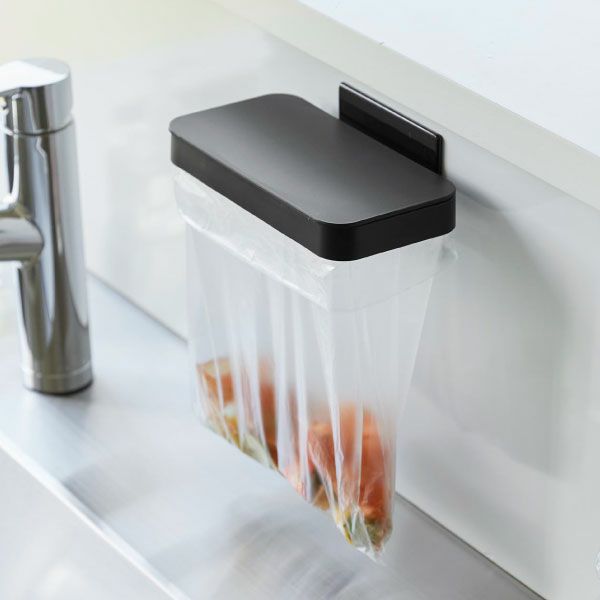 山崎実業 マグネット蓋付きポリ袋ホルダー タワー tower | キッチン雑貨・タワーシリーズ