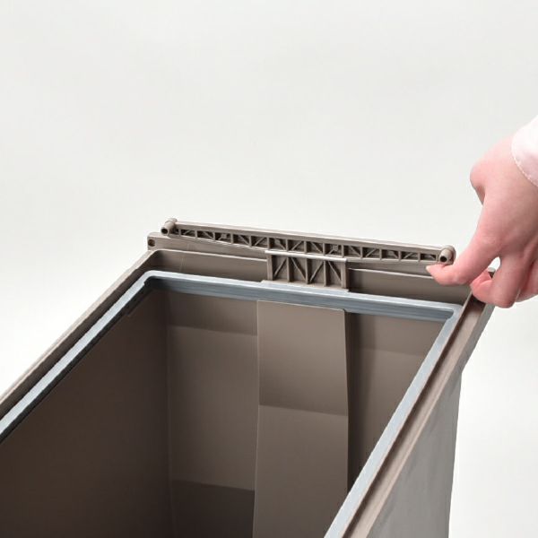  フタの開く向きを選べるパッキン付ぺダルペール 45L | インテリア雑貨・ゴミ箱