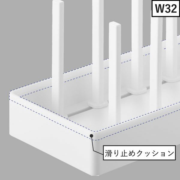 山崎実業 シンク下幅調節鍋蓋＆フライパン収納スタンド タワー tower | キッチン雑貨・タワーシリーズ