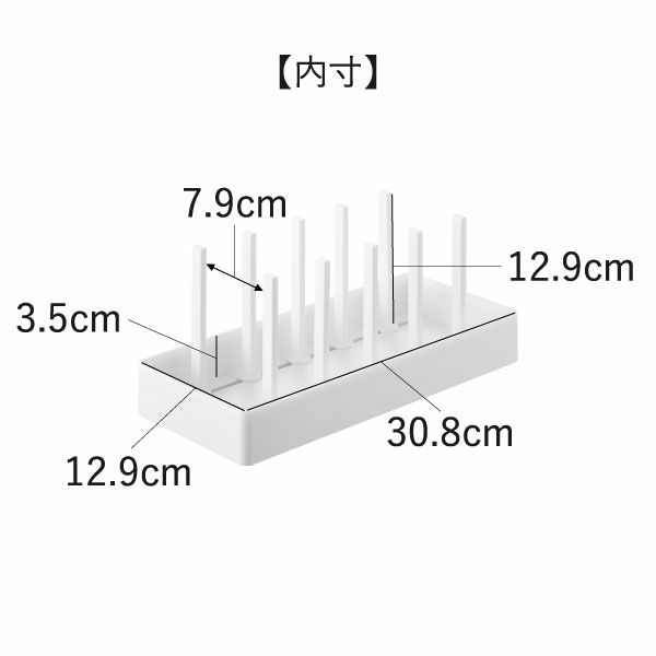 山崎実業 シンク下幅調節鍋蓋＆フライパン収納スタンド タワー tower | キッチン雑貨・タワーシリーズ