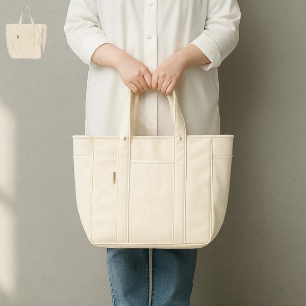 THREAD-LINE 8号帆布スクエアトート | インテリア雑貨・バッグ