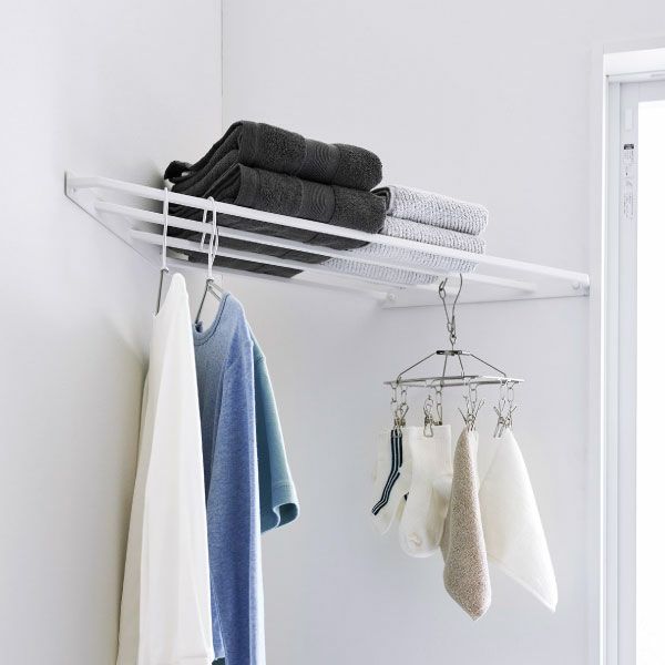 山崎実業 コーナーハンガーラック タワー 石こうボード壁対応 tower | インテリア雑貨・タワーシリーズ