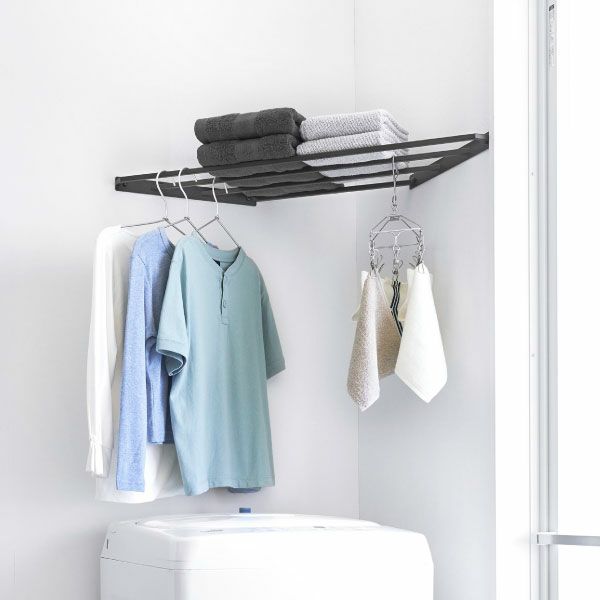 山崎実業 コーナーハンガーラック タワー 石こうボード壁対応 tower | インテリア雑貨・タワーシリーズ