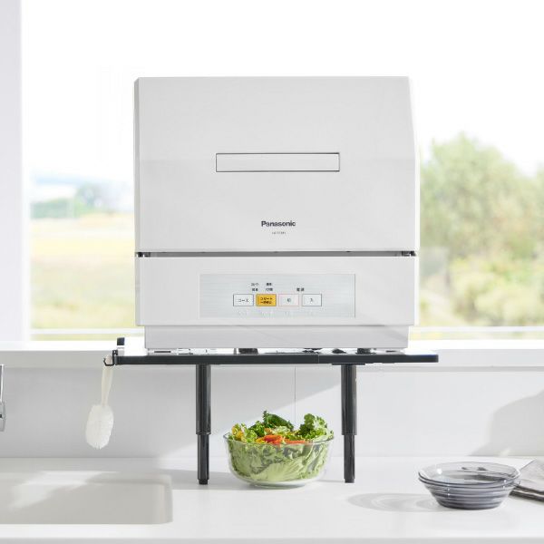 山崎実業 カウンターに載せられる伸縮食洗機ラック tower | キッチン雑貨・タワーシリーズ