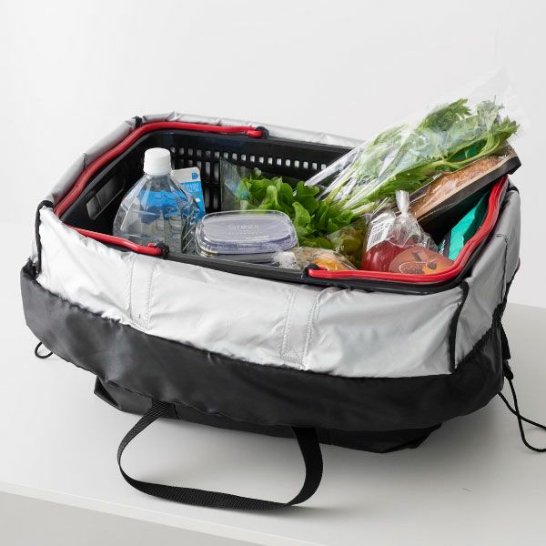 山崎実業 洗える持ち帰り寿司・ピザが入るレジかごかばん tower | インテリア雑貨・タワーシリーズ