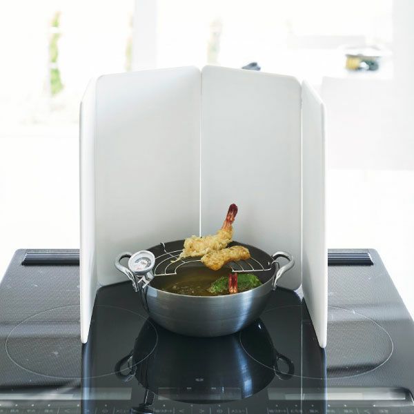  山崎実業 マグネットレンジガード 4枚パネル tower | キッチン雑貨・タワーシリーズ