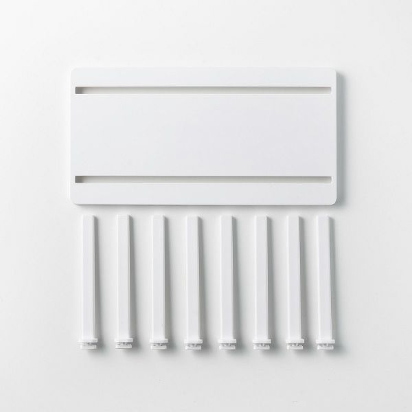 山崎実業 冷凍庫中仕切り調節収納スタンド タワー W27 tower | キッチン雑貨・タワーシリーズ