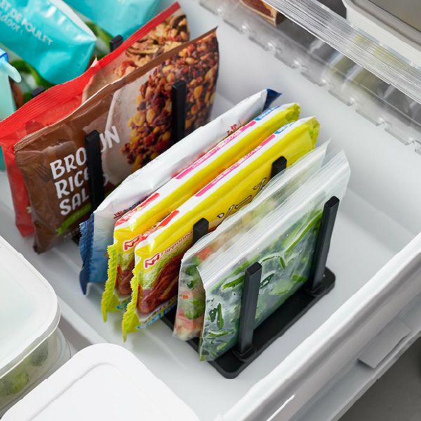 山崎実業 冷凍庫中仕切り調節収納スタンド タワー W27 tower | キッチン雑貨・タワーシリーズ