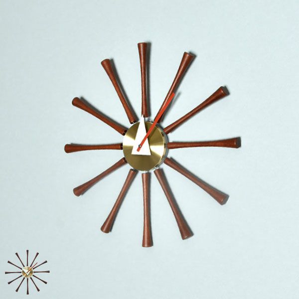 George Nelson ジョージネルソン スピンドル・クロック | インテリア雑貨・掛け時計