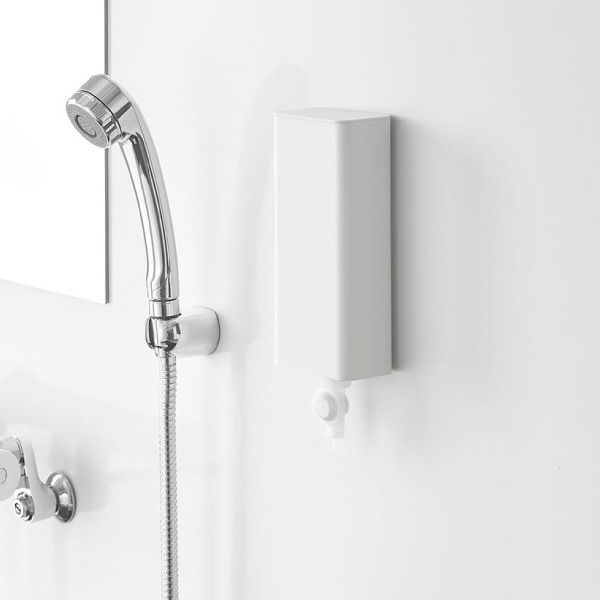 山崎実業 バスルーム詰め替えパウチディスペンサー収納ホルダー タワー tower | バスグッズ・タワーシリーズ