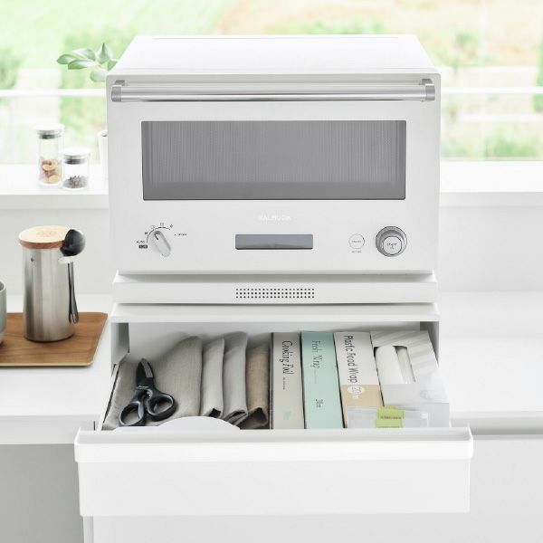山崎実業 カセットコンロが入る家電下ラック タワー 1段 tower | キッチン雑貨・タワーシリーズ