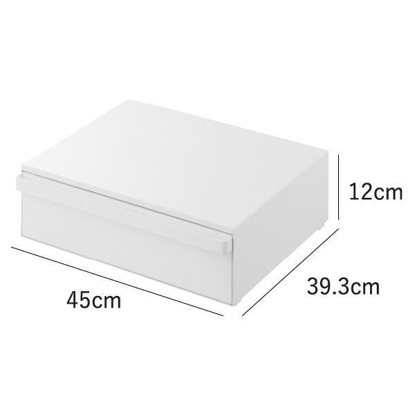 山崎実業 カセットコンロが入る家電下ラック タワー 1段 tower | キッチン雑貨・タワーシリーズ