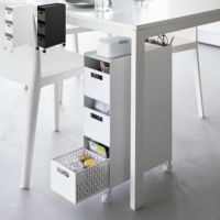 山崎実業 収納バスケットワゴン タワー 3段 tower | キッチン雑貨・タワーシリーズ